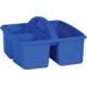 Blue Plastic Storage Caddies 6-Pack Alternate Image B