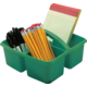 Green Plastic Storage Caddies 6-Pack Alternate Image A