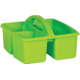 Lime Plastic Storage Caddies 6-Pack Alternate Image A