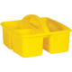 Yellow Plastic Storage Caddies 6-Pack Alternate Image A