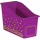 Purple Confetti Plastic Book Bins 6-Pack Alternate Image A