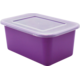 Small Clear Plastic Storage Bin Lids 6-Pack Alternate Image B