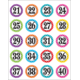 Polka Dots Numbers Stickers Alternate Image B