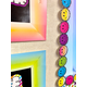 Pink and Orange Color Wash Straight Border Trim Alternate Image D