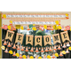 Burlap Pennants Welcome Bulletin Board Display Alternate Image A
