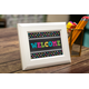 Chalkboard Brights Welcome Postcards Alternate Image C