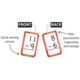 Subtraction 0-12 Flash Cards Alternate Image A