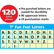 Wonderfully Wild 7" Fun Font Letters Alternate Image A