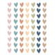 Everyone is Welcome Hearts Mini Stickers Alternate Image A
