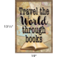 Travel the World Through Books Positive Poster Alternate Image SIZE