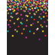 Colorful Confetti on Black Better Than Paper Bulletin Board Roll Alternate Image A