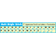 Multi Bright Stitch 7" Fun Font Letters Alternate Image A