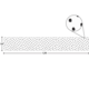 Fun Size Black Painted Dots on White Better Than Paper Bulletin Board Roll Alternate Image SIZE