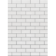 White Subway Tile Better Than Paper Bulletin Board Roll Alternate Image A