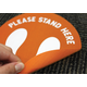 Spot On Carpet Markers Please Stand Here - 7" Alternate Image A