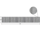 Fun Size Vertical Gray Wood Better Than Paper Bulletin Board Roll Alternate Image SIZE