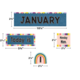 Oh Happy Day Rainbow Calendar Pocket Chart Cards Alternate Image SIZE