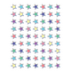 Iridescent Colorful Stars Mini Stickers Alternate Image A