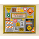 Under Construction Learning Zone Bulletin Board Display Alternate Image A