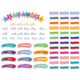Colorful Vibes Birthdays Mini Bulletin Board Alternate Image A