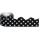 Black Polka Dots Scalloped Rolled Border Trim Alternate Image A