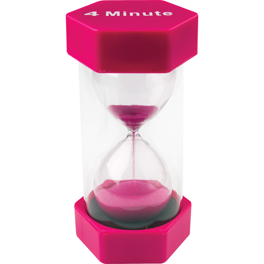 4 Minute Sand TimerLarge TCR20700 Teacher Created Resources