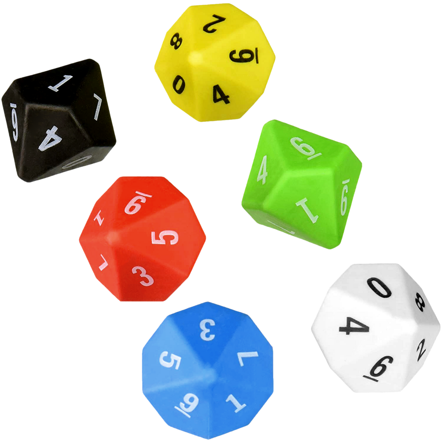 6 Sided Dot Dice from Australian Teachers Resources 