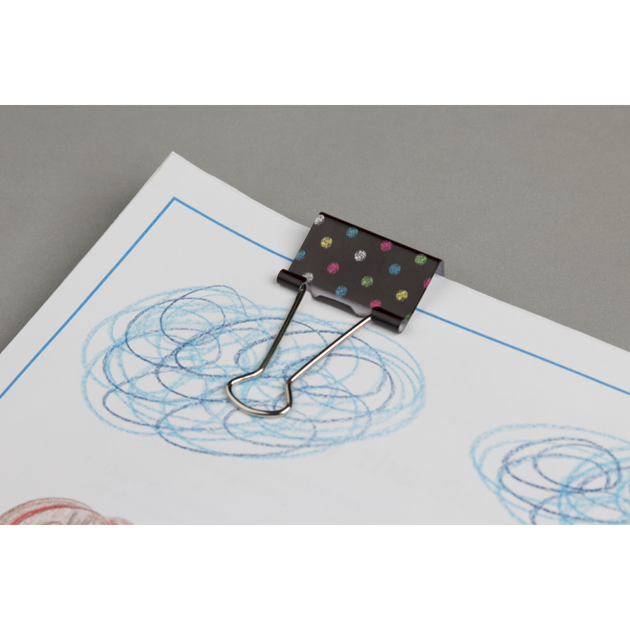 Chalkboard Brights Medium Binder Clips TCR20858 Teacher Created