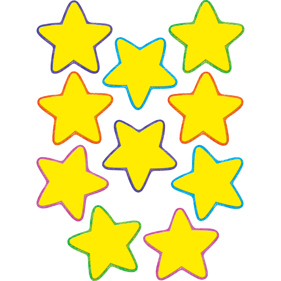 Teacher Created Resources Fancy Stars Accents 5215 