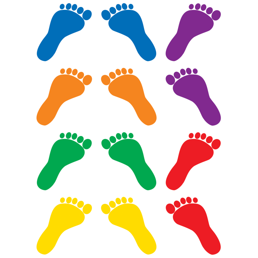 Footprints Mini Accents - TCR5367 | Teacher Created Resources