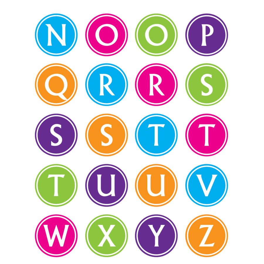 Brights Alphabet Stickers - TCR5910 | Teacher Created Resources