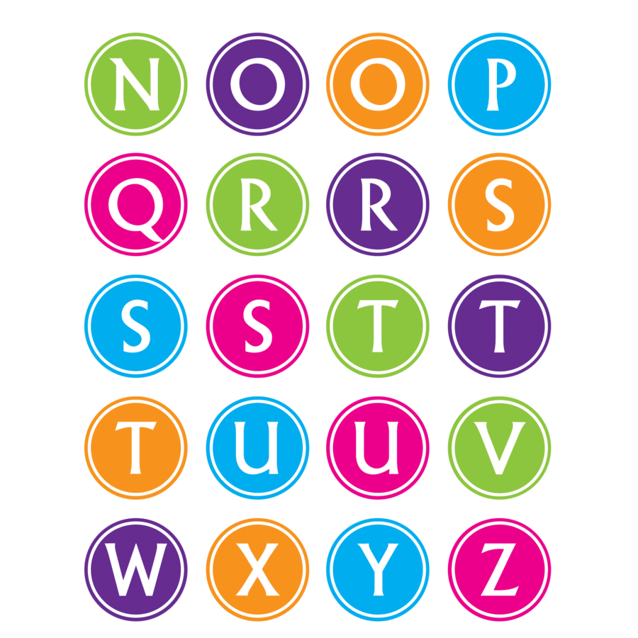 Brights Alphabet Stickers - TCR5910 | Teacher Created Resources