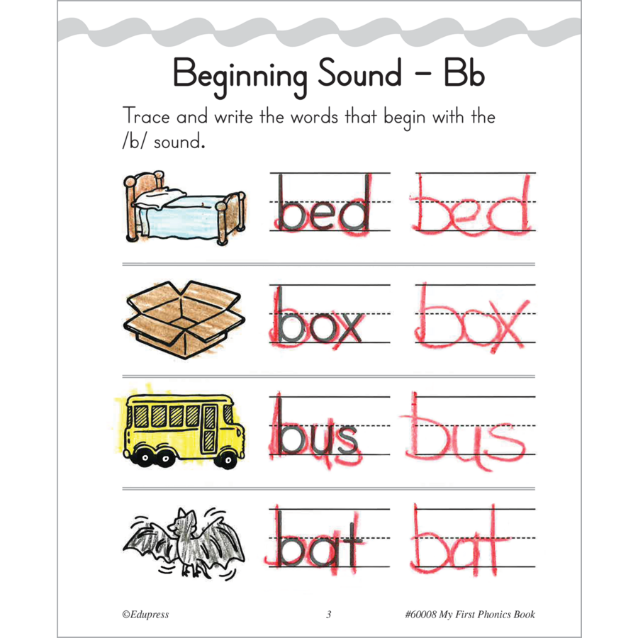 My Own First Phonics Book Tcr60008 Teacher Created Resources