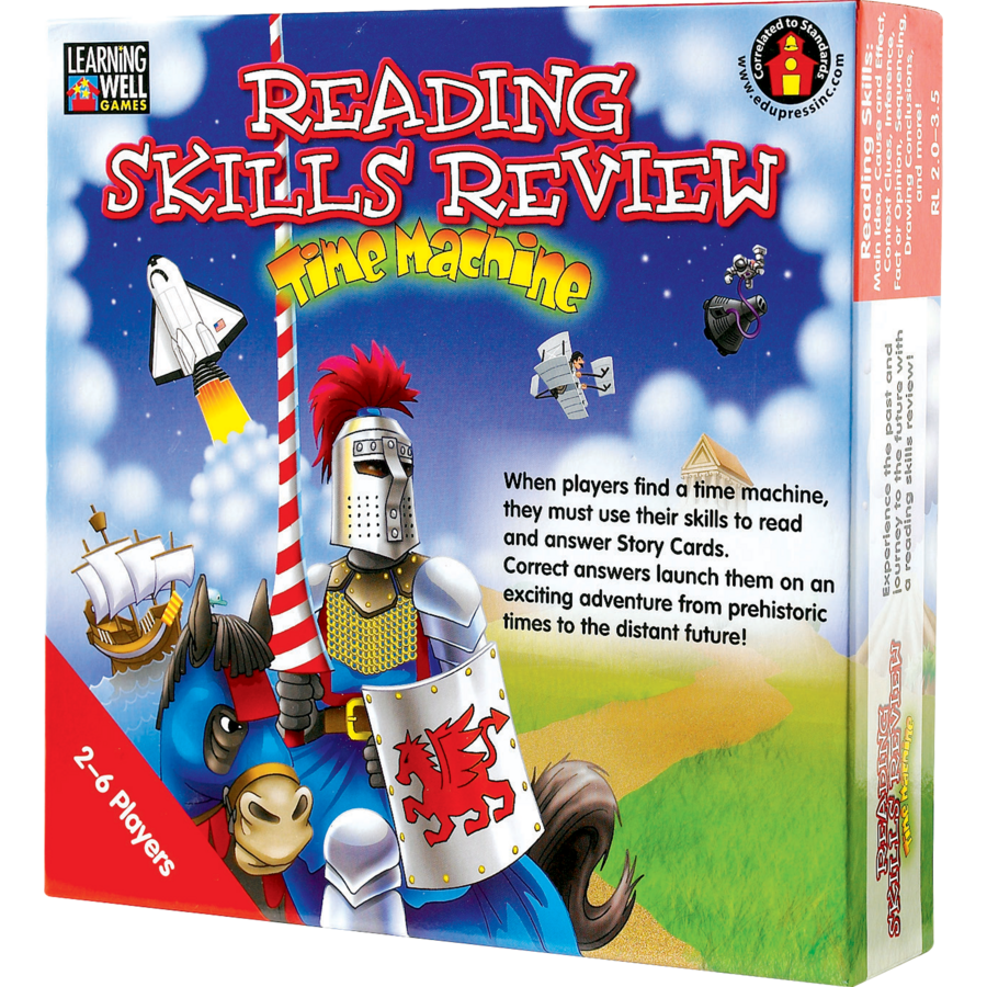 Reading Skills Review Game Red Level TCR61052 Teacher Created Resources