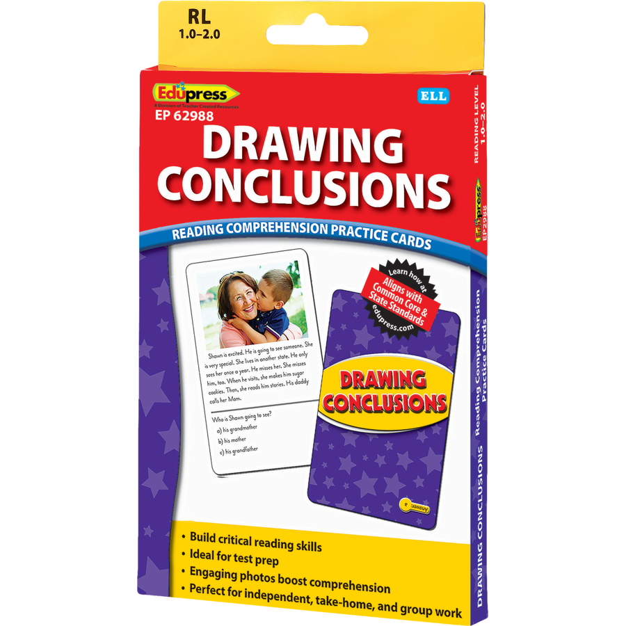 Drawing Conclusions Practice Cards Yellow Level TCR62988 Teacher