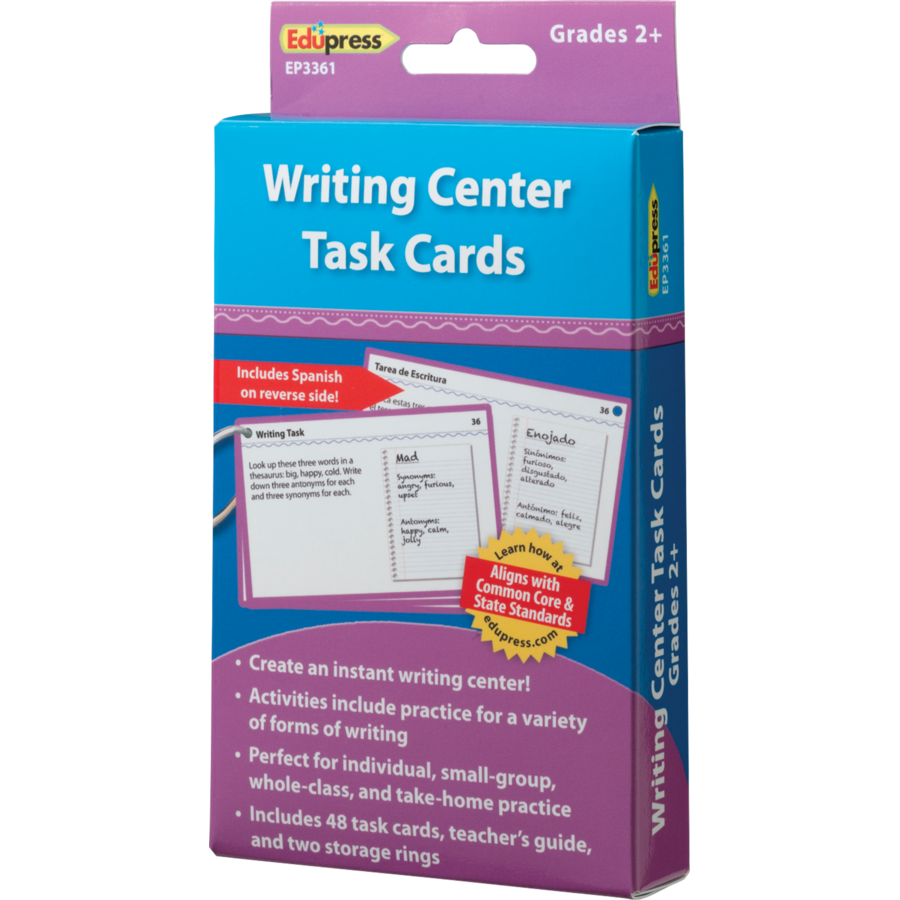 Writing Center Task Cards Grade 2+ - TCR63361 | Teacher Created Resources