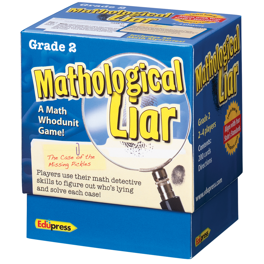 Mathological Liar Game Grade 2 Tcr Teacher Created Resources