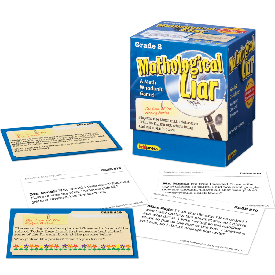 Mathological Liar Game Grade 2 - TCR63395 | Teacher Created Resources