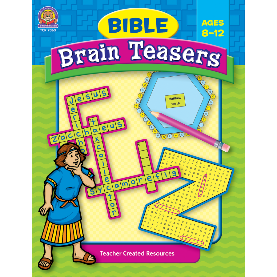 Bible Brain Teasers Tcr7063 Teacher Created Resources