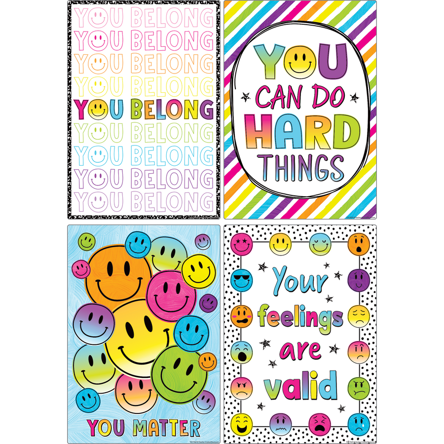 Brights 4Ever Positive Sayings Small Poster Pack - TCR7469 | Teacher ...