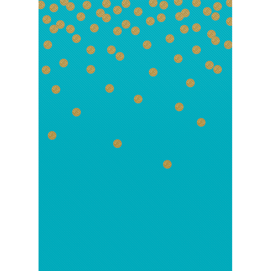 Teal Confetti Better Than Paper Bulletin Board Roll TCR77036