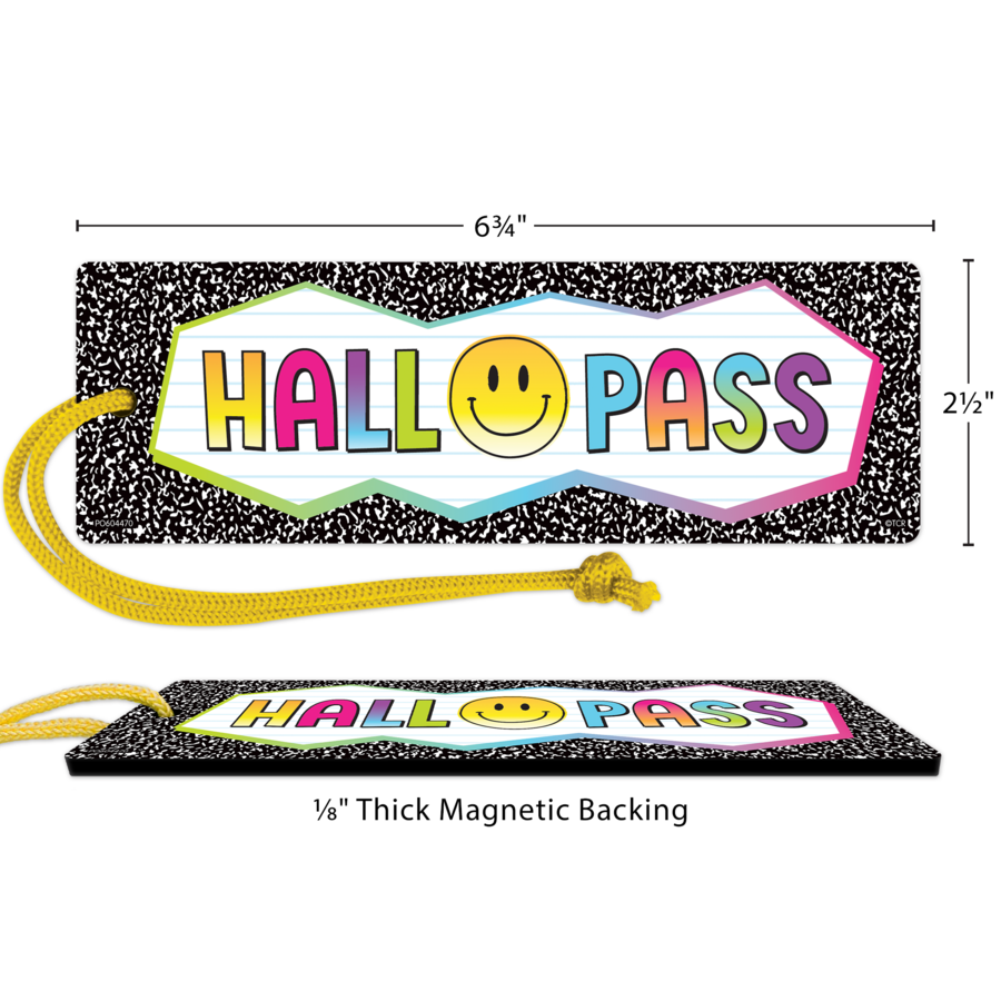 Brights 4Ever Hall Pass TCR77061 Teacher Created Resources
