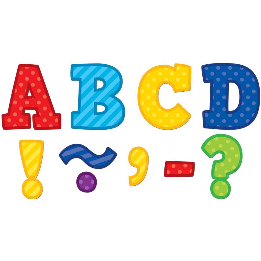Teacher Created Resources Marquee Bold Block 3 Magnetic Letters