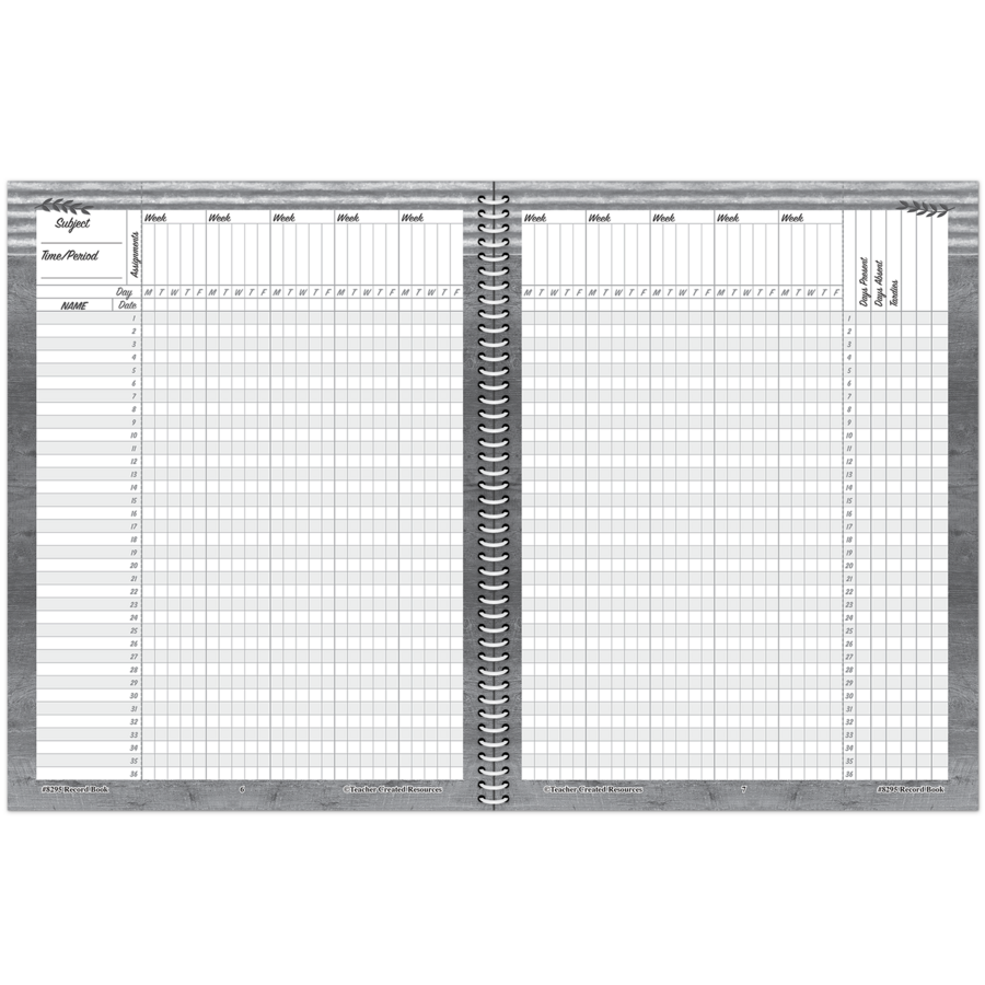 Home Sweet Classroom Record Book TCR8295 Teacher Created Resources