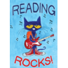 TCR63930 Pete the Cat Reading Rocks Positive Poster