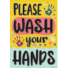 TCR7509 Please Wash Your Hands Positive Poster