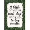TCR7994 A Little Progress Each Day Adds Up to Big Results Positive Poster