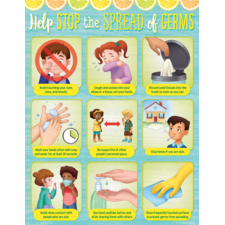 Help Stop the Spread of Germs Chart - TCR7501 | Teacher Created Resources