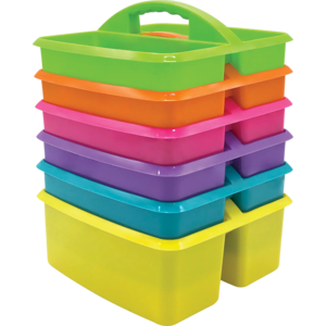 Brights Storage Caddies Set 6-Pack - TCR32220 | Teacher Created Resources