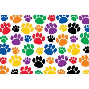 Paw Prints « Themes « Decorative | Teacher Created Resources